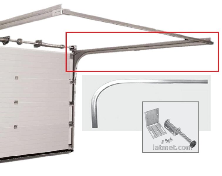 Augšējās sliedes detaļas, atdures, montažas dzelži - GD