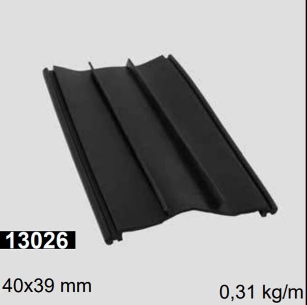 GR13026; Apakšējā gumija garāžu vārtiem