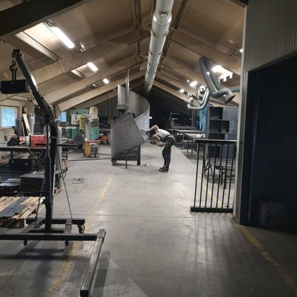 Vītņveida kāpņu izgatavošana