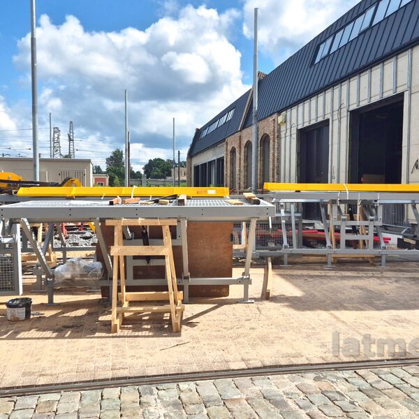 Tramvaju servisa platformu uzglabāšana Rīgas satiksmes teritorijā